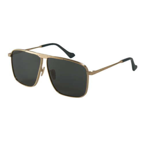LENTES GUCCI GG05840S 002 AVIATOR SQUARE NEGRO DORADO