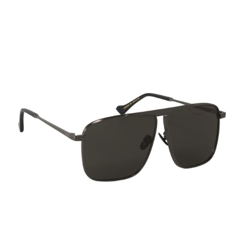 LENTES GUCCI Gg0840S 00 SQUARE AVIATOR PLATEADO NEGRO
