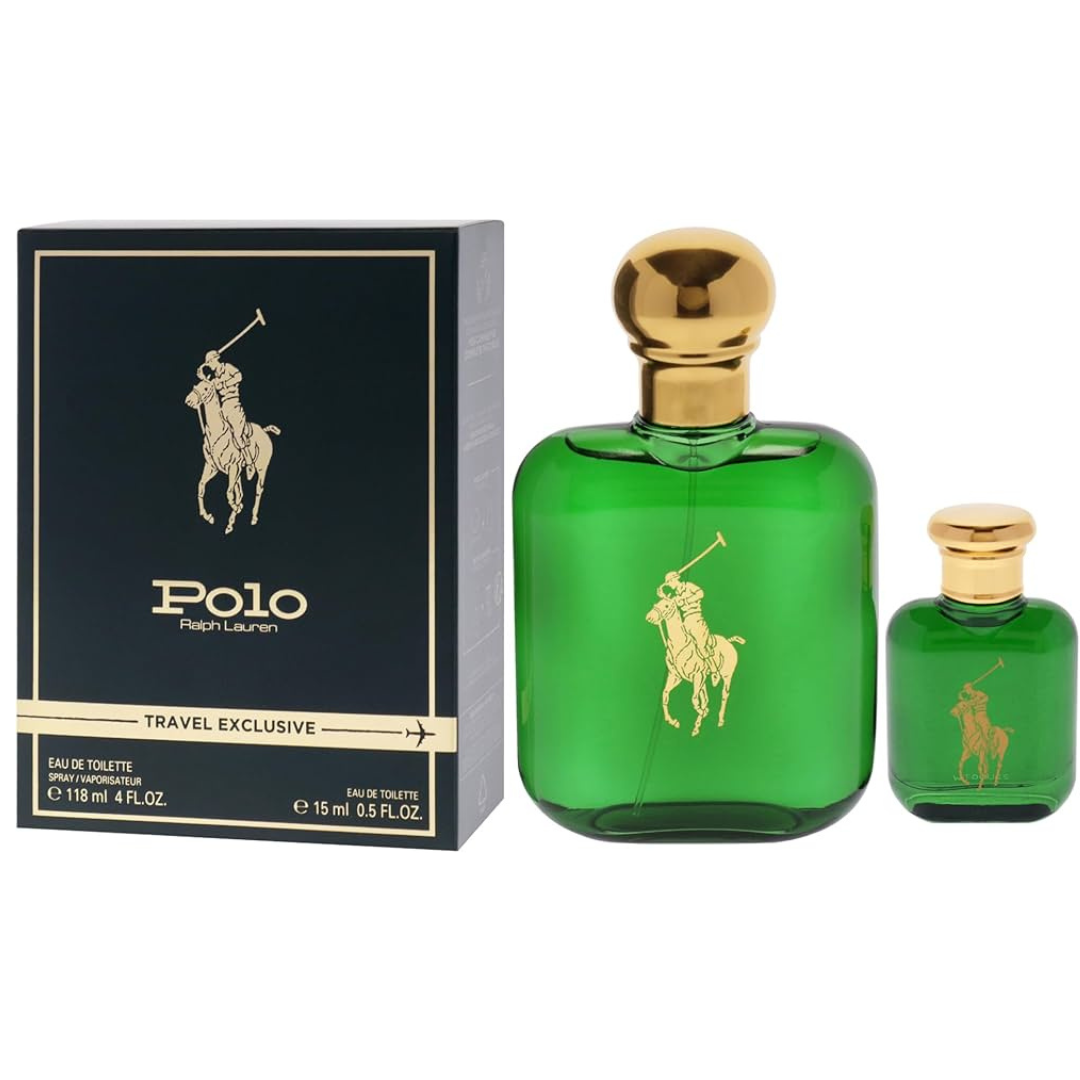 SET PERFUME POLO GREEN EDT 118ML Y 15ML