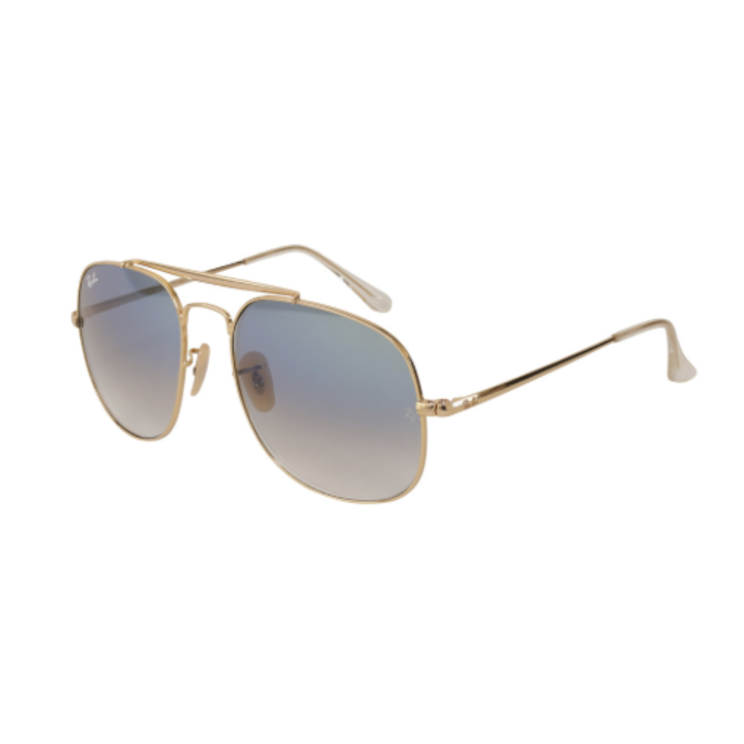LENTES RAY BAN RB3561 001/3F THE GENERAL AZUL DEGRADADO DORADO ICON