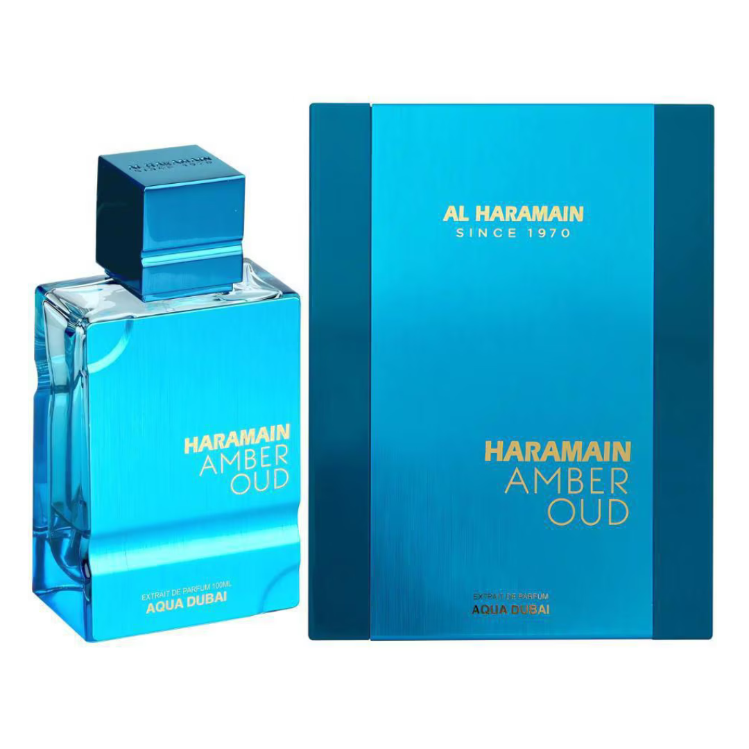 PERFUME AL HARAMAIN AMBER OUD AQUA DUBAI EXTRAIT DE PARFUM 100ML