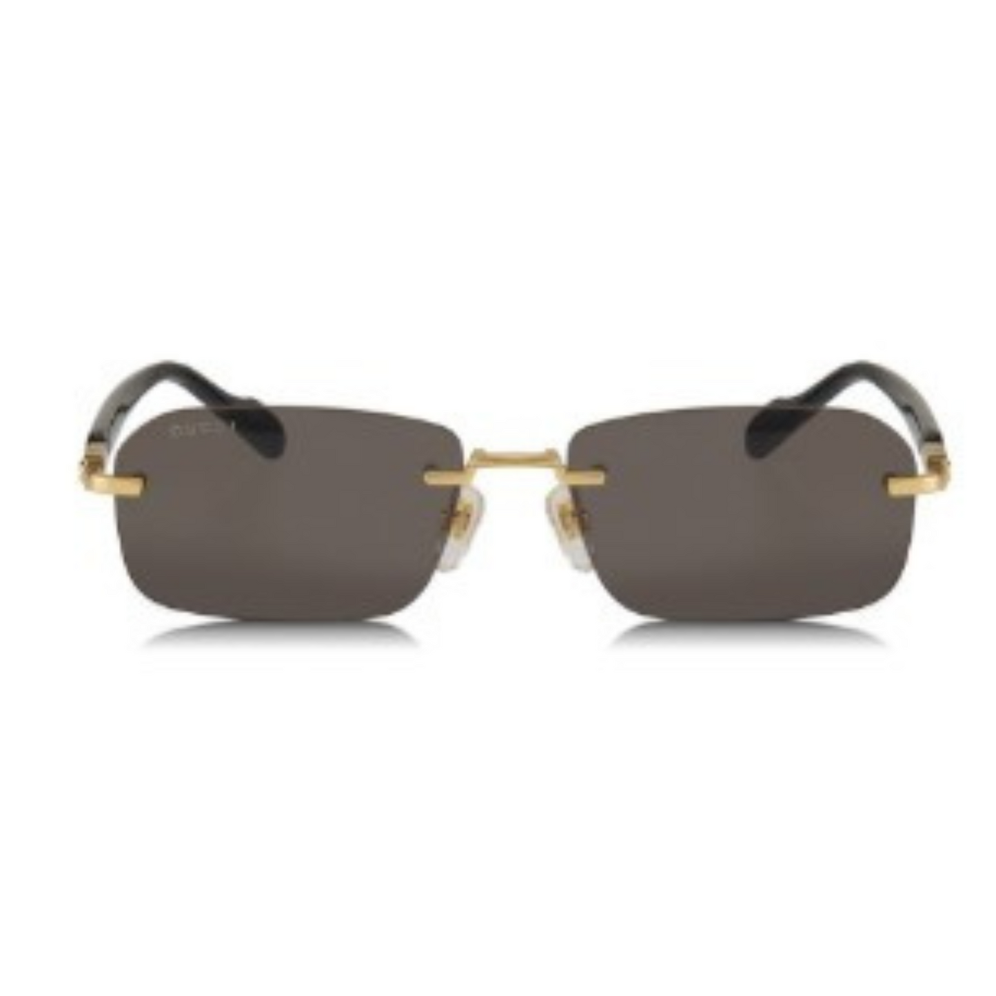 LENTES GUCCI GG12215 001 RECTANGLE SHAPE BLACK GOLD
