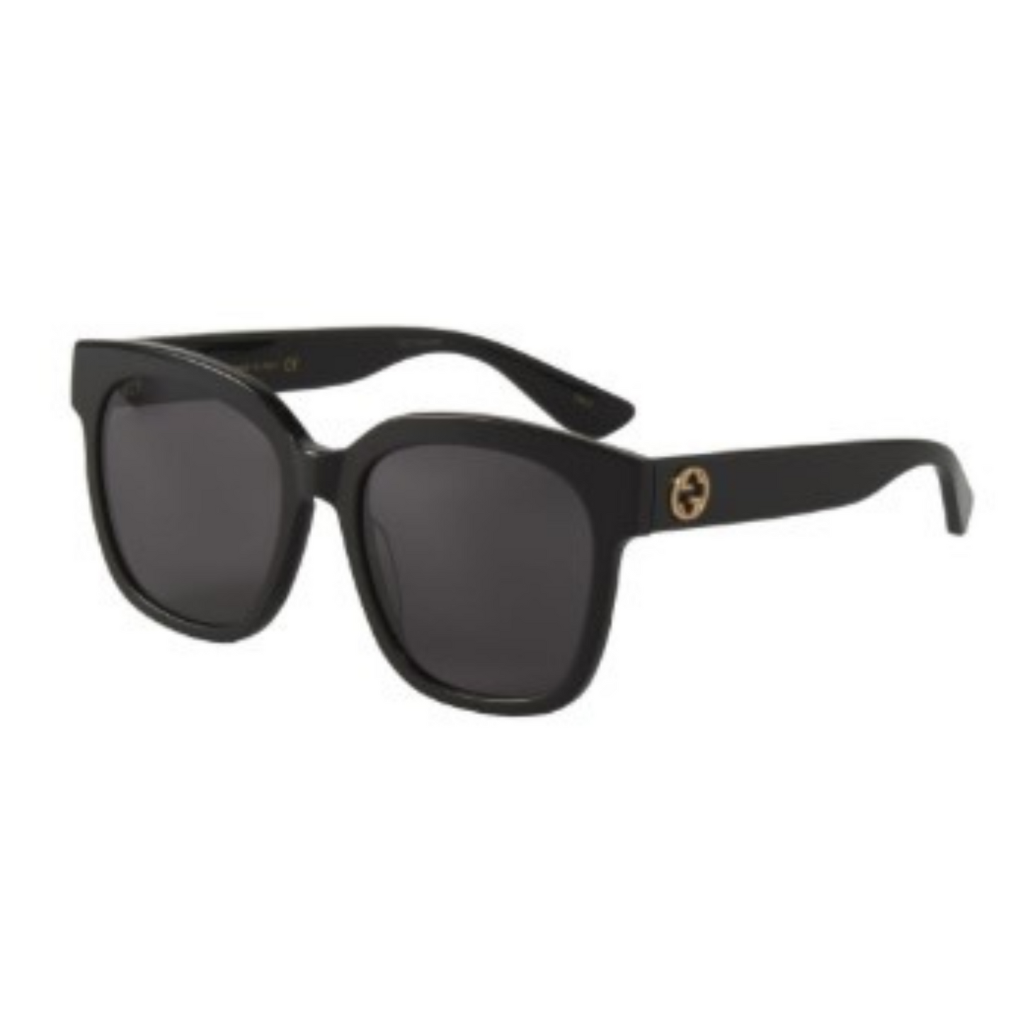 LENTES GUCCI GG0034S 001 SQUARE SHAPE BLACK GOLD