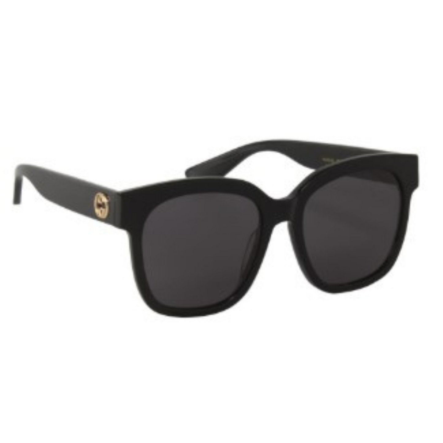 LENTES GUCCI GG0034S 001 SQUARE SHAPE BLACK GOLD