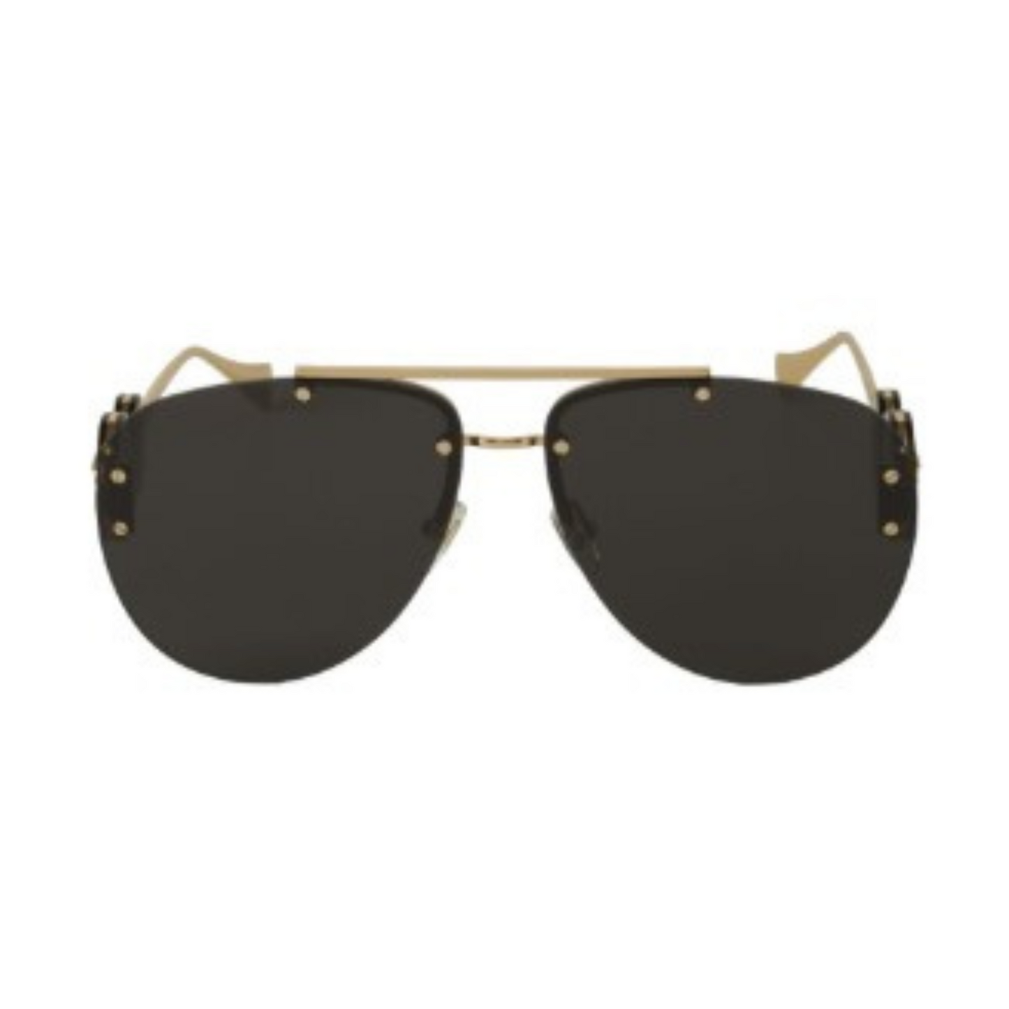 LENTES VERSACE VE2250 100287 NEW AVIATOR GOLD BLACK