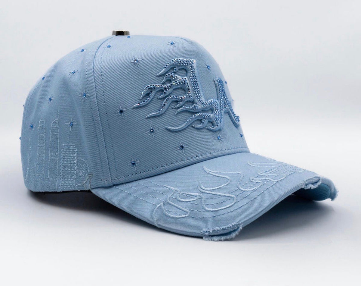 GORRA LA FLAMAS BLUE KLAN