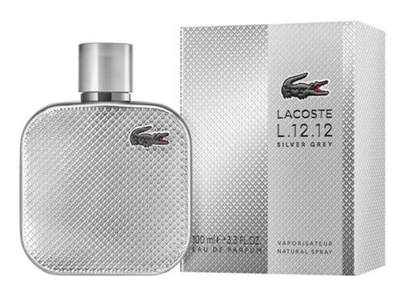 PERFUME LACOSTE L.12.12 SILVER GREY EDP 100ML