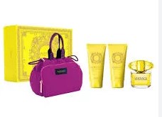 SET PERFUME VERSACE YELLOW DIAMOND 4PCS EDT 90ML