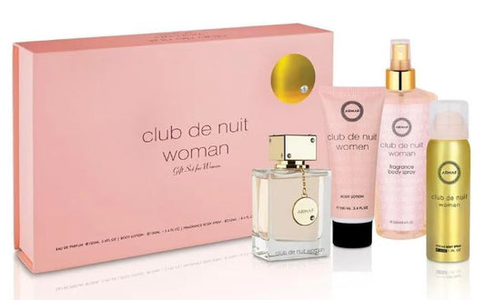SET PERFUME ARMAF CLUB DE NUIT W 4 PIEZAS EDP 100ML