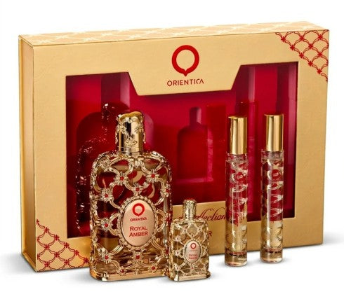 SET PERFUME ORIENTICA ROYAL AMBER 4 PC EDP 80ML