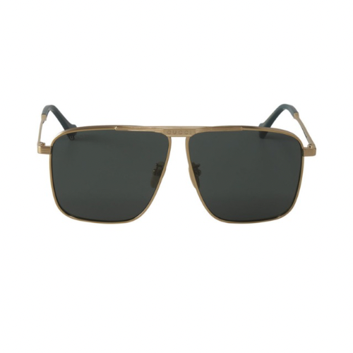 LENTES GUCCI GG05840S 002 AVIATOR SQUARE NEGRO DORADO