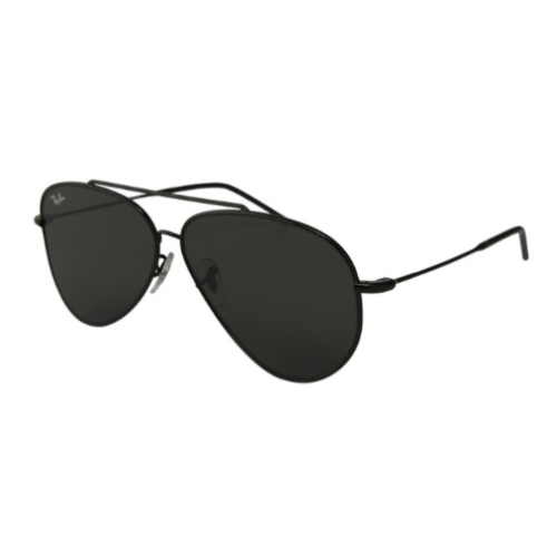 LENTES RAY BAN RB0101S 002/GS AVIATOR REVERSE BLACK GRAY