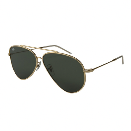LENTES RAY BAN RB0101S 001/VR AVIATOR REVERSE G-15 GOLD