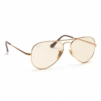 LENTES RAY BAN Rb3689 001/T2 NEW AVIATOR COFFE CLEAR EVOLVE