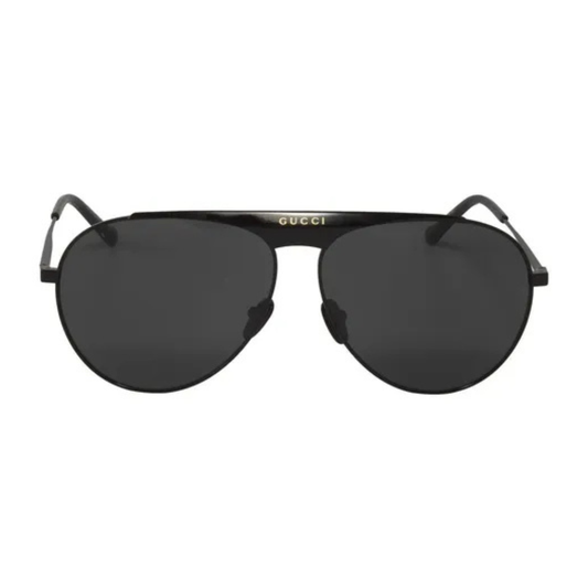 LENTES GUCCI GG0908S 004 NEW AVIATOR NEGRO GRIS ORIGINAL