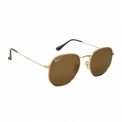 LENTES RAY BAN Rb3548n 001/57 HEXAGONAL CAFE B-15 POLARIZADO ICON