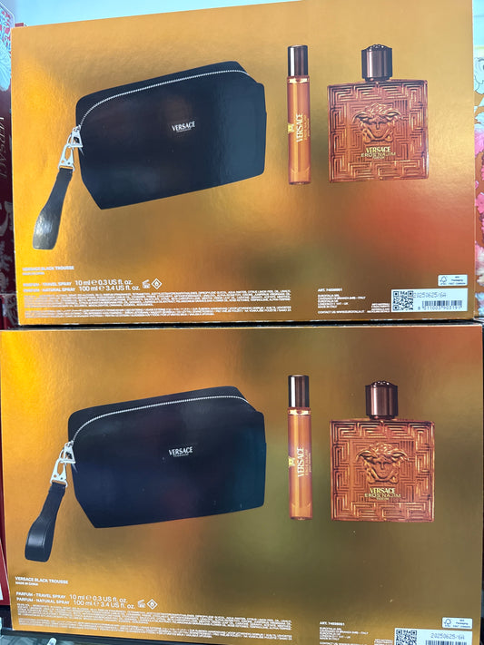 SET PERFUME VERSACE EROS NAJIM PARFUM 100 ML 3 PIEZAS