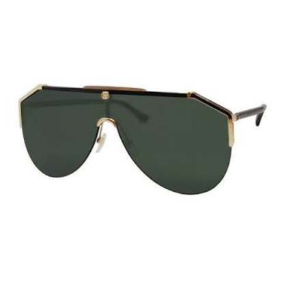 LENTES GUCCI GG0584S 002 AVIATOR SQUARE NEGRO DORADO ORIGINAL
