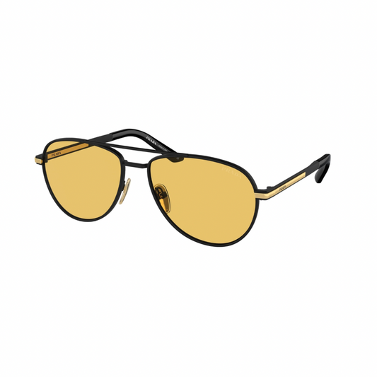 LENTES PRADA SPR A54 1BO-90C AVIATOR YELLOW BLACK