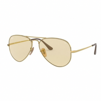 LENTES RAY BAN Rb3689 001/T2 NEW AVIATOR COFFE CLEAR EVOLVE