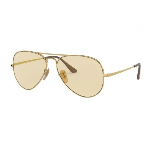 LENTES RAY BAN Rb3689 001/T2 NEW AVIATOR COFFE CLEAR EVOLVE