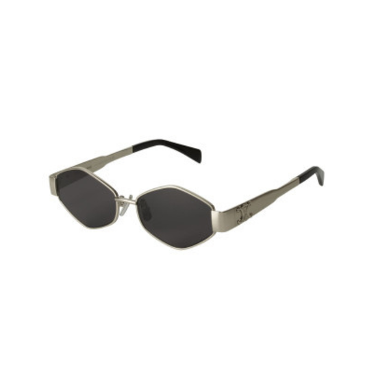 LENTES CELINE CL40254U 16A GEOMETRIC SHAPE GRAY SILVER