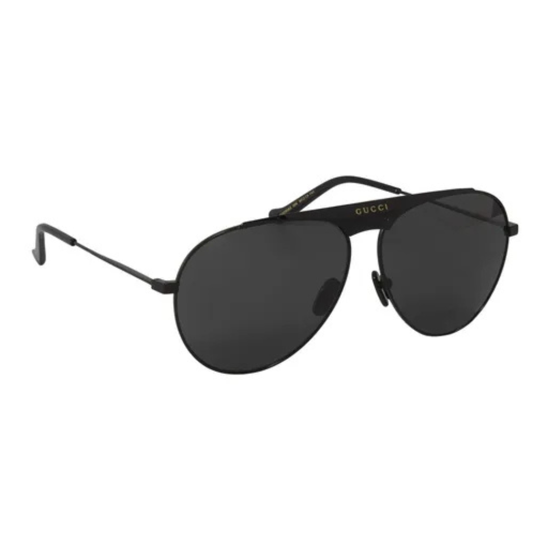 LENTES GUCCI GG0908S 004 NEW AVIATOR NEGRO GRIS ORIGINAL