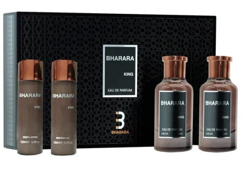 SET PERFUME BHARARA CABALLERO 4 PIEZAS EDT 100ML