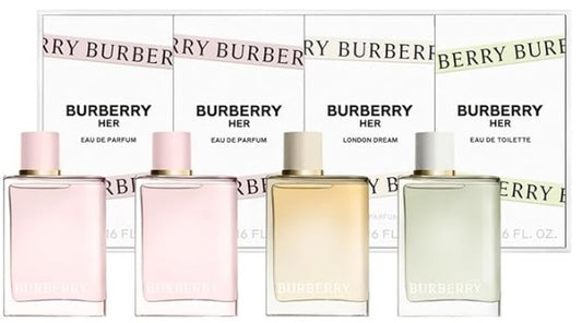 SET PERFUME BURBERRY HER 4 PZS 5ML