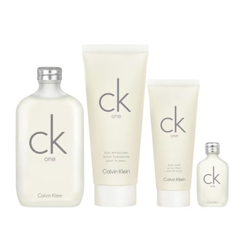 SET PERFUME CALVIN KLEIN ONE 4 PIEZAS EDT 200ML