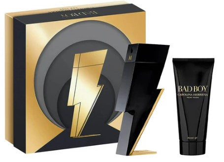 SET PERFUME CAROLINA HERRERA BAD BOY 2 PIEZAS EDT 100ML