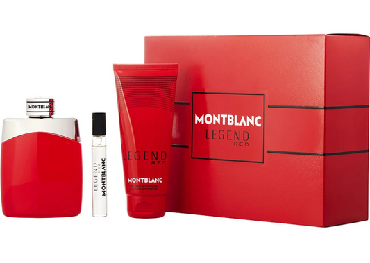 SET PERFUME MONTBLANC LEGEND RED 3 PIEZAS EDP 100ML