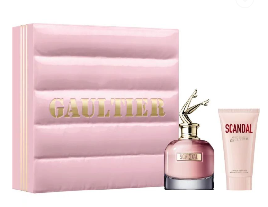 SET PERFUME JEAN PAUL GAULTIER SCANDAL 2 PIEZAS EDP 50ML