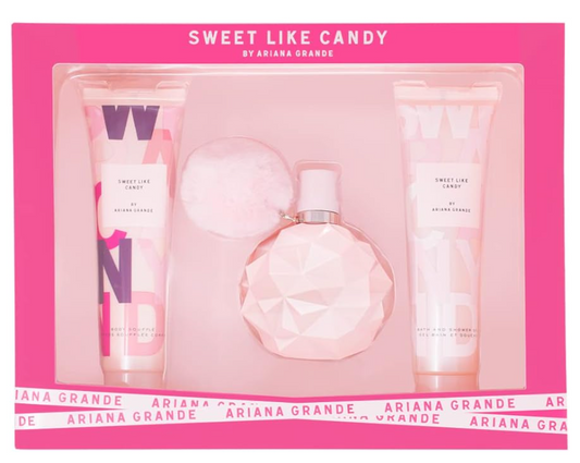 SET PERFUME ARIANA GRANDE SWEET LIKE CANDY 3 PIEZAS EDP 100ML