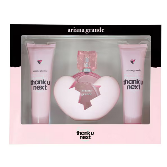 SET PERFUME ARIANA GRANDE THANK U NEXT 3 PIEZAS EDP 100ML