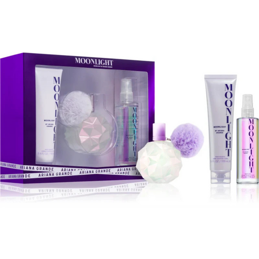 SET PERFUME ARIANA GRANDE MOONLIGHT 3 PIEZAS EDP 100ML