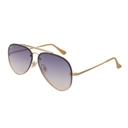 LENTES RAYBAN RB3584N 001/19 AVIATOR BLAZE AZUL DEGRADADO DORADIO