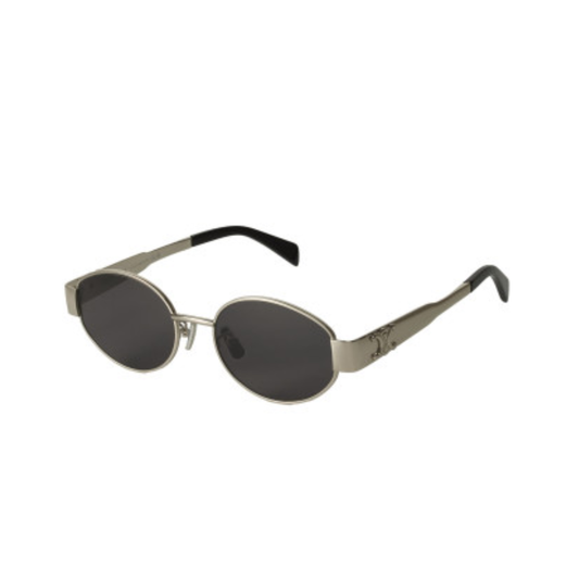 LENTES CELINE CL40235U REDONDOS PLATEADOS