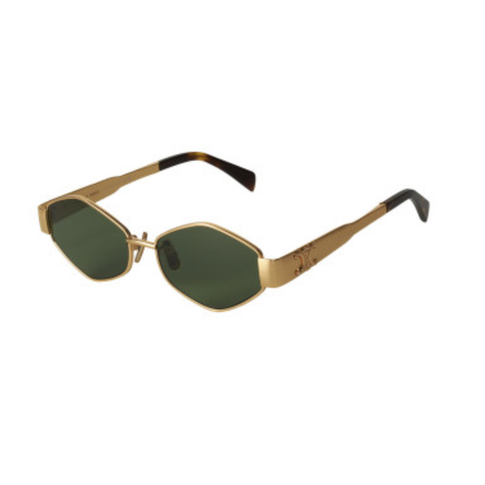 LENTES CELINE CL40254U 30N GEOMETRIC SHAPE GOLD BLACK