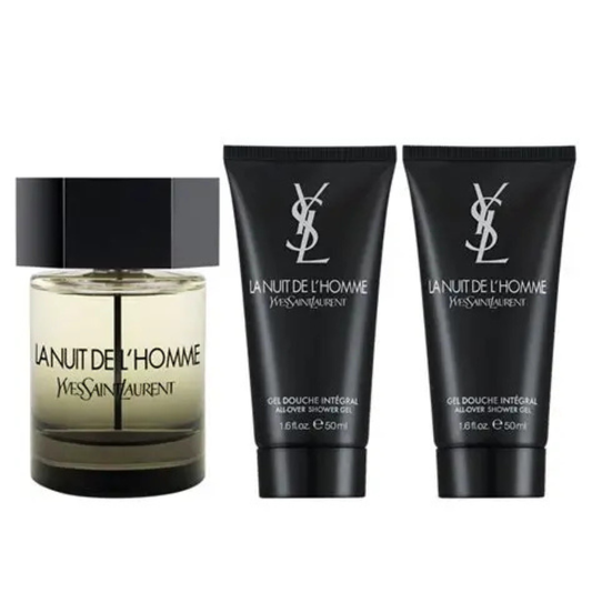 SET PERFUME YSL YVES SAINT LAURENT 3 PZS L HOMME EDT 100ML