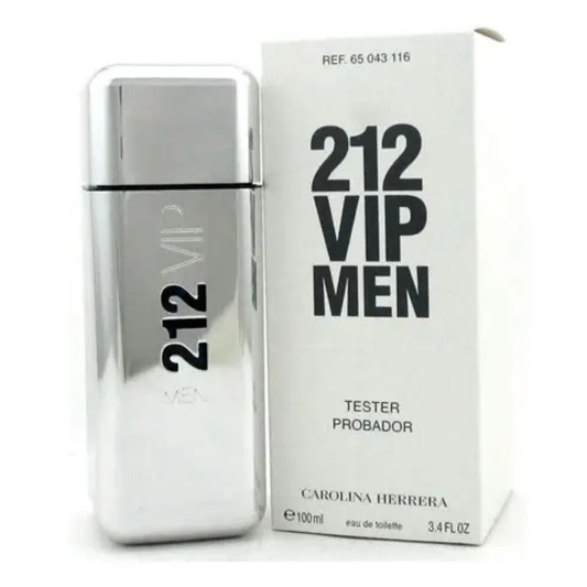 TESTER PERFUME CAROLINA HERRERA 212 VIP MEN EDT 100ML