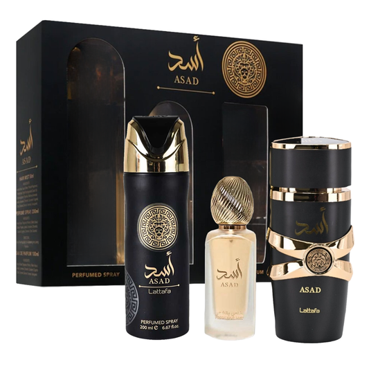 SET PERFUME LATTAFA ASAD SPY EDP 100ML