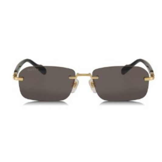 LENTES GUCCI GG12215 001 RECTANGLE SHAPE BLACK GOLD