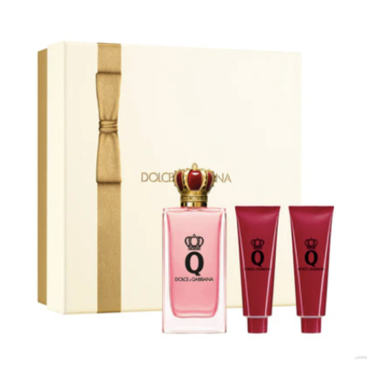 SET PERFUME DOLCE GABBANA QUEEN 3PZS EDP 100ML