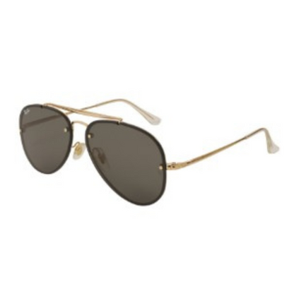 LENTES RAY BAN RB3584N 905071 AVIATOR BLAZE NEGRO G-15 DORADO