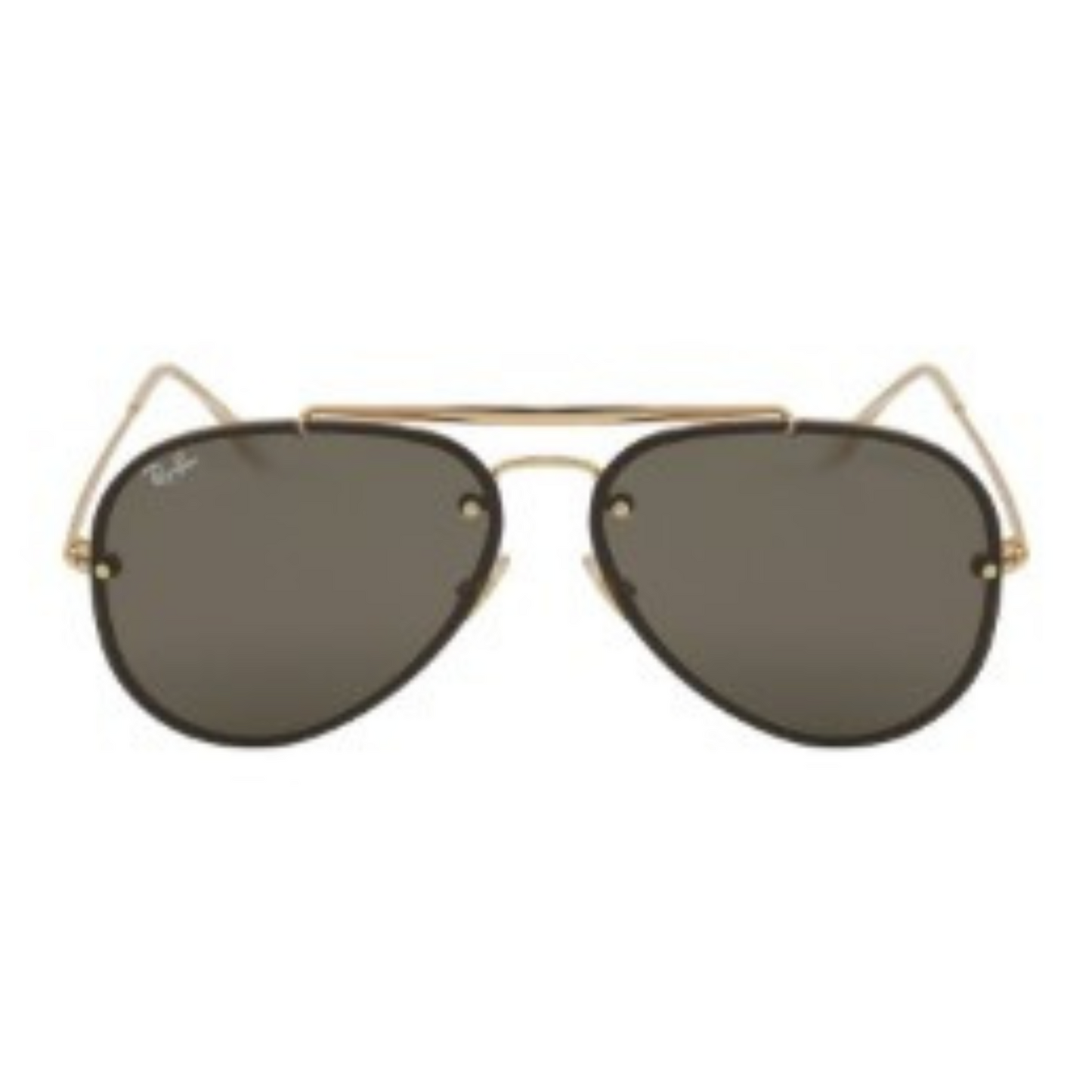 LENTES RAY BAN RB3584N 905071 AVIATOR BLAZE NEGRO G-15 DORADO