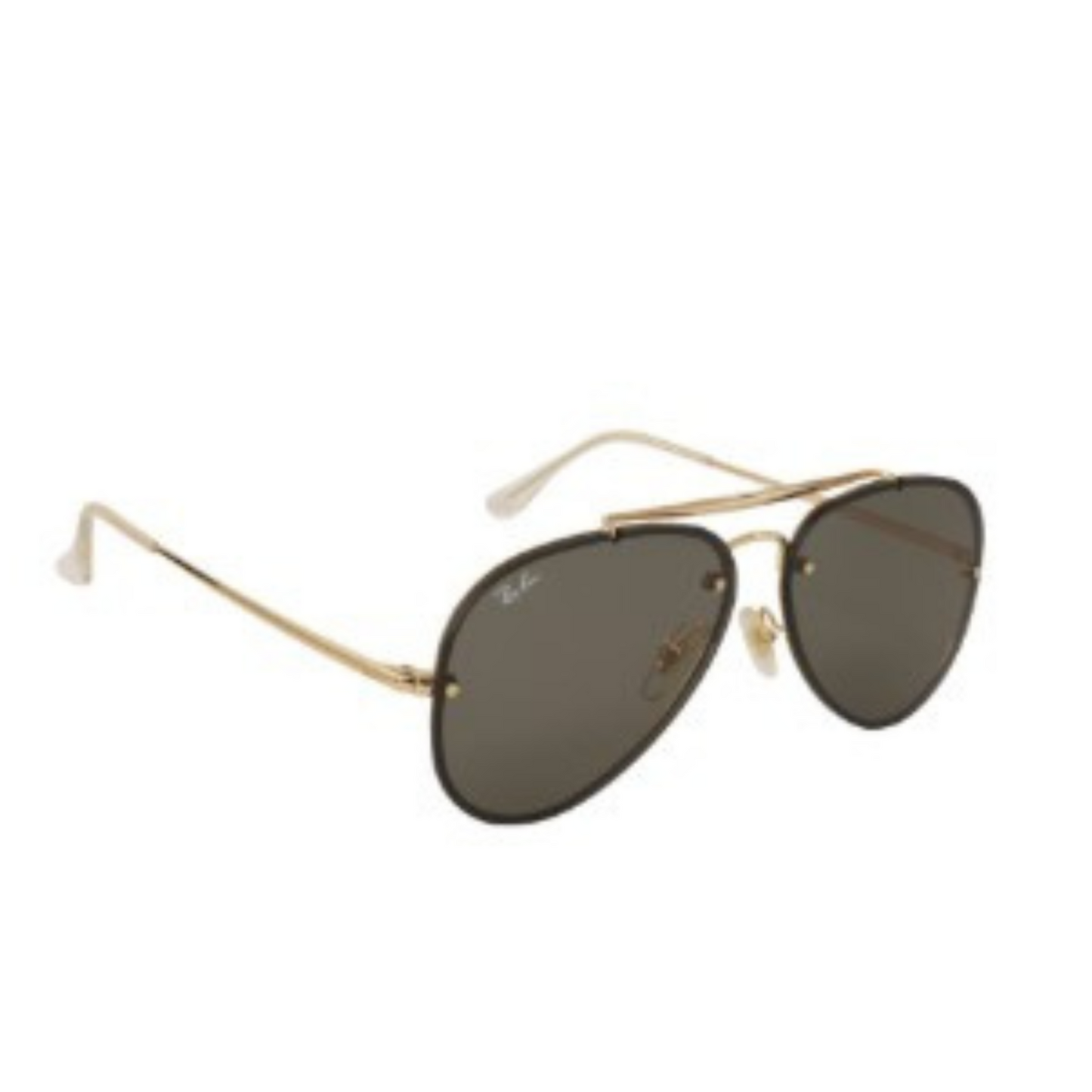 LENTES RAY BAN RB3584N 905071 AVIATOR BLAZE NEGRO G-15 DORADO