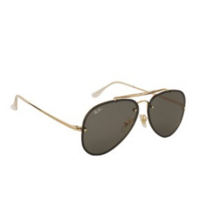 LENTES RAY BAN RB3584N 905071 AVIATOR BLAZE NEGRO G-15 DORADO