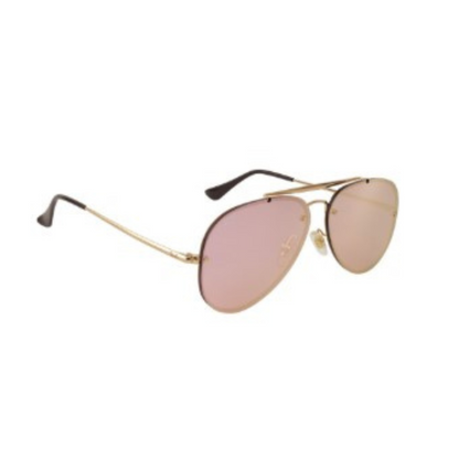 LENTES RAY BAN RB3584N 9052E4 AVIATOR BLAZE ROSA  DORADO