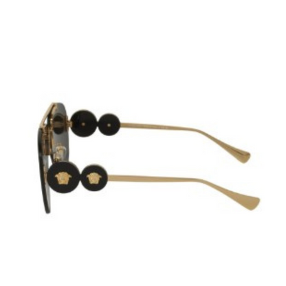 LENTES VERSACE VE2250 100287 NEW AVIATOR GOLD BLACK